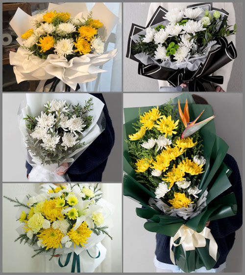 山西运城河津市小梁乡白事花束代送